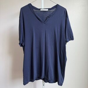 Alternative sz L blue‎ men's v-neck short sleeve casual T-shirt